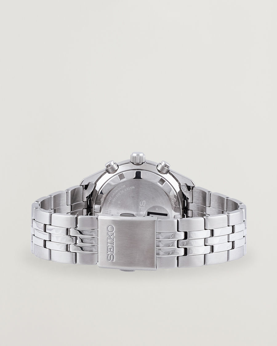 Mies | Seiko Chronograph 41mm Steel White Dial | Seiko | Chronograph 41mm Steel White Dial
