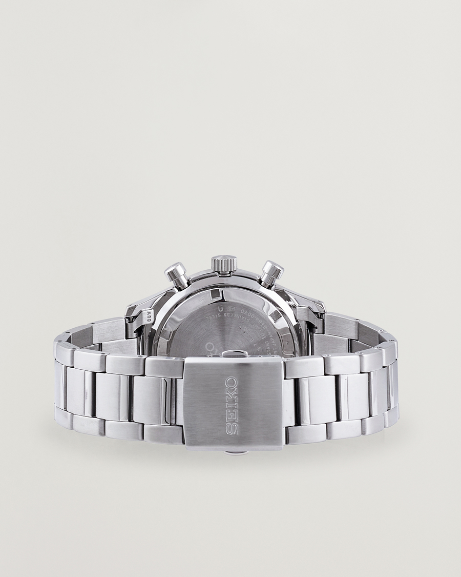 Mies | Seiko Chronograph 43mm Steel Black Dial | Seiko | Chronograph 43mm Steel Black Dial