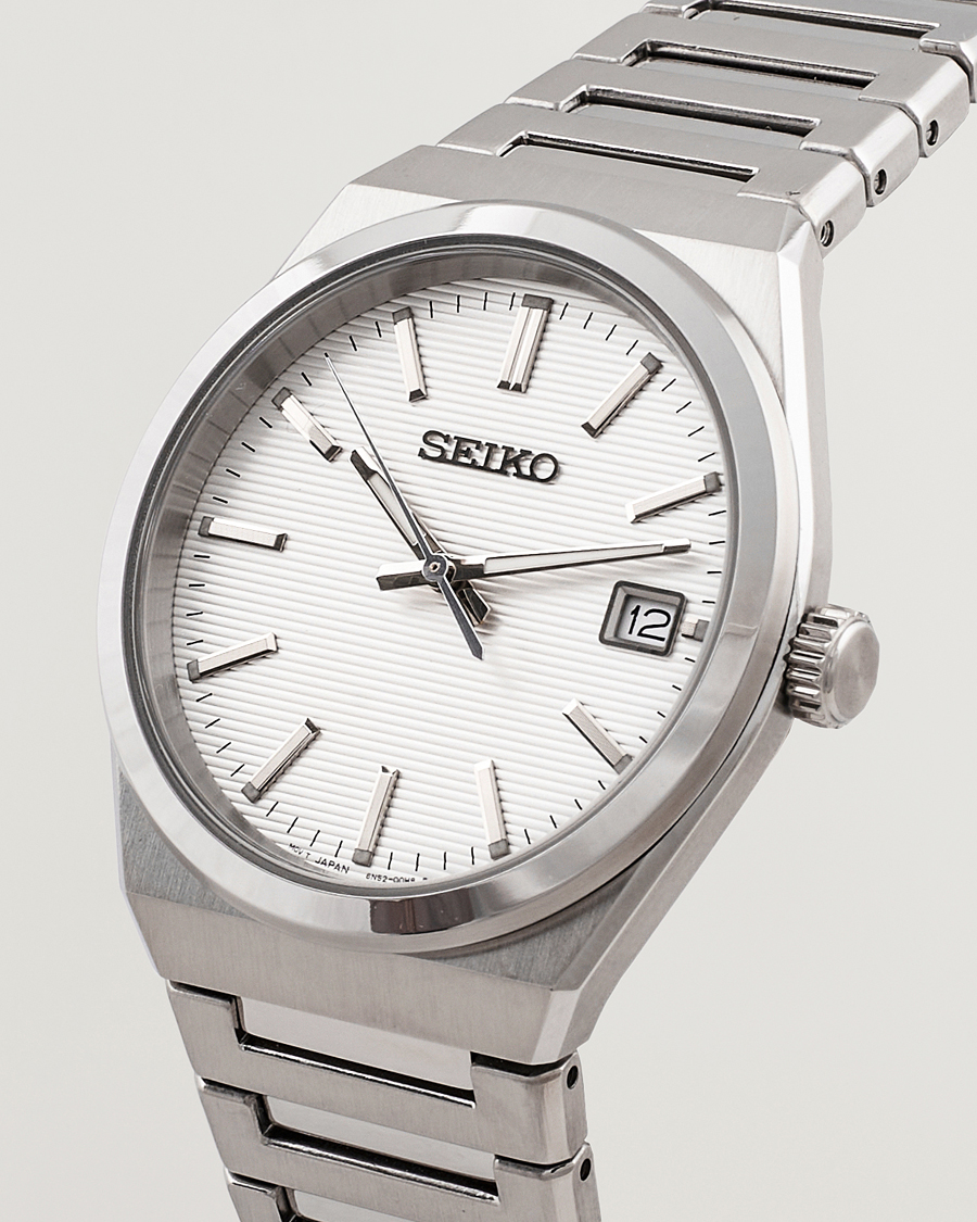Mies | Seiko Sapphire 39mm Steel White Dial | Seiko | Sapphire 39mm Steel White Dial