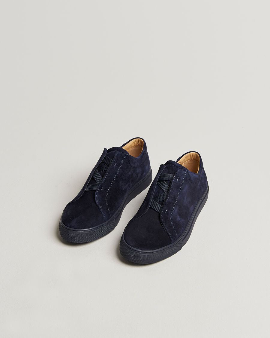 Mies | Tennarit | Myrqvist | Alnö Sneakers Navy Suede