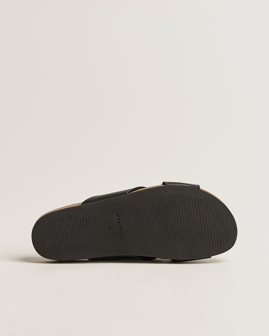 Mies | Myrqvist Solvik Sandals Black Calf | Myrqvist | Solvik Sandals Black Calf