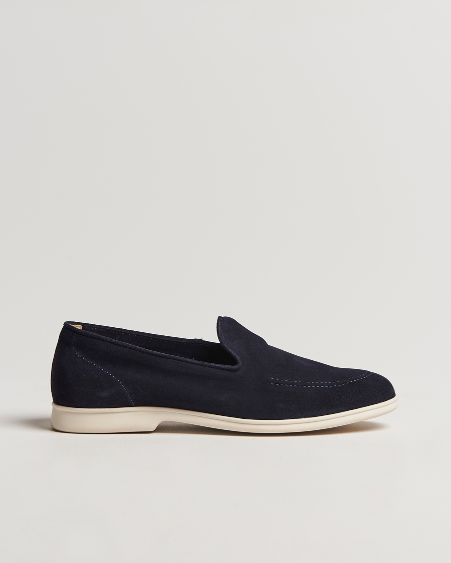 Mies | Myrqvist Brannö Loafers Navy Suede | Myrqvist | Brannö Loafers Navy Suede
