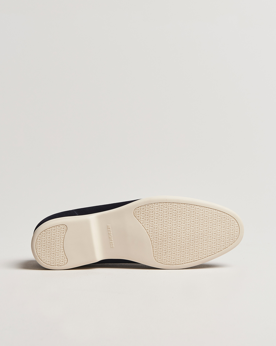 Mies | Myrqvist Brannö Loafers Navy Suede | Myrqvist | Brannö Loafers Navy Suede