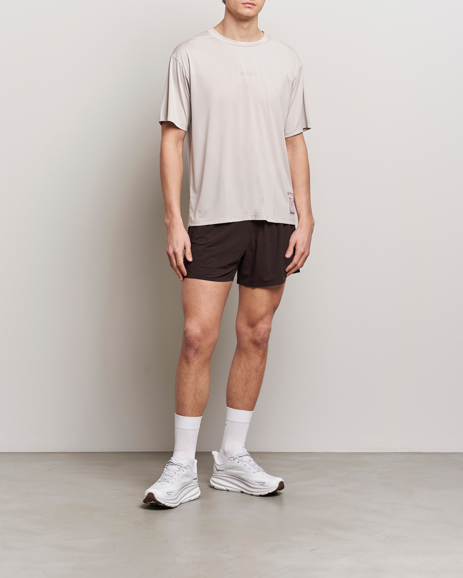 Mies | Shortsit | Satisfy | Space-O 5 Inch Shorts Dark Mahogany