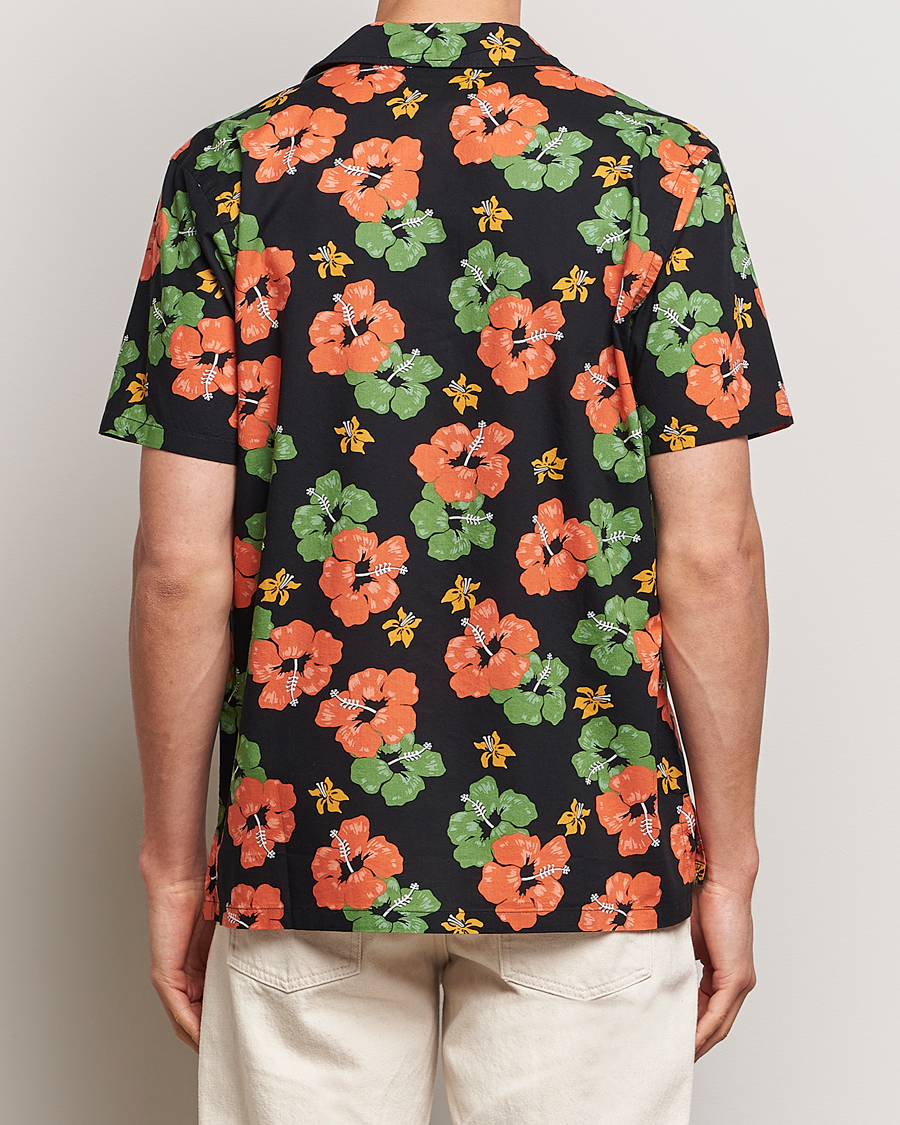 Mies | Kauluspaidat | Nudie Jeans | Arvid Flower Hawaii Shirt Black