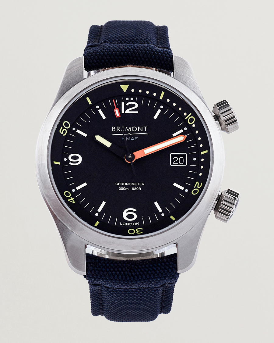 Mies | Bremont Argonaut 42mm Navy Nato Strap | Bremont | Argonaut 42mm Navy Nato Strap
