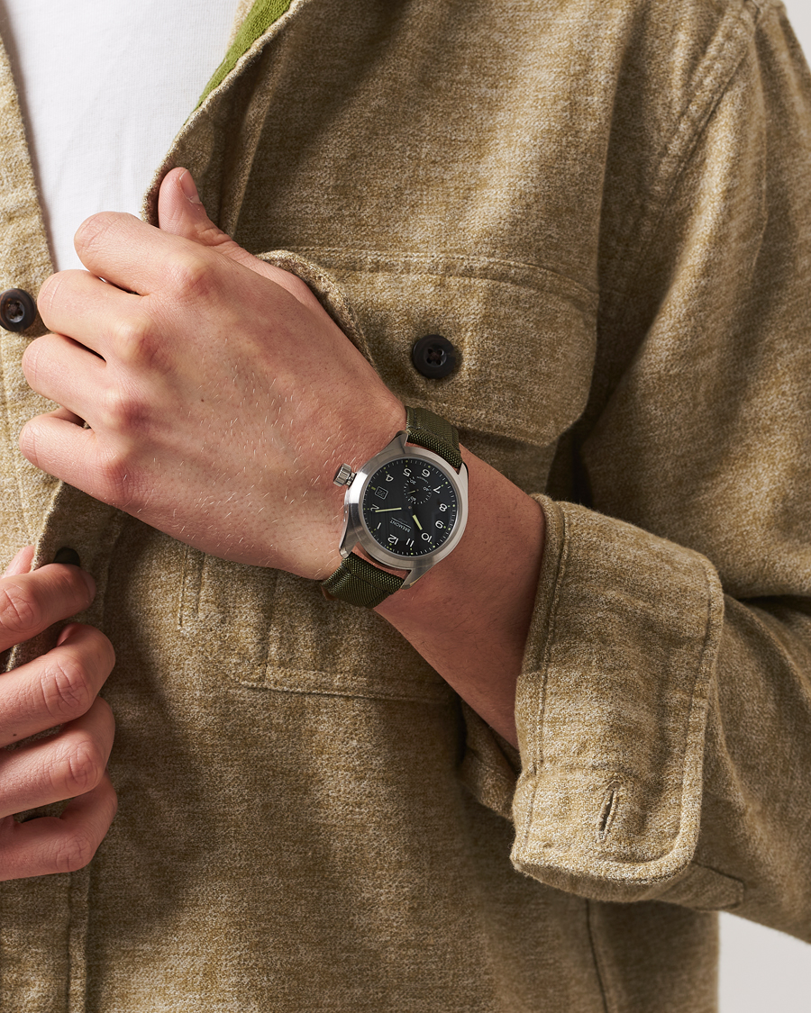 Mies | Fine watches | Bremont | Broadsword 40mm Khaki Green Nato Strap