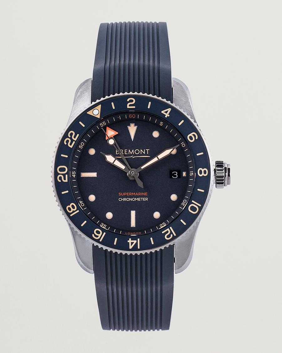 Miehet |  | Bremont | Limited Edition Supermarine Ocean GMT 40mm Grey Rubber