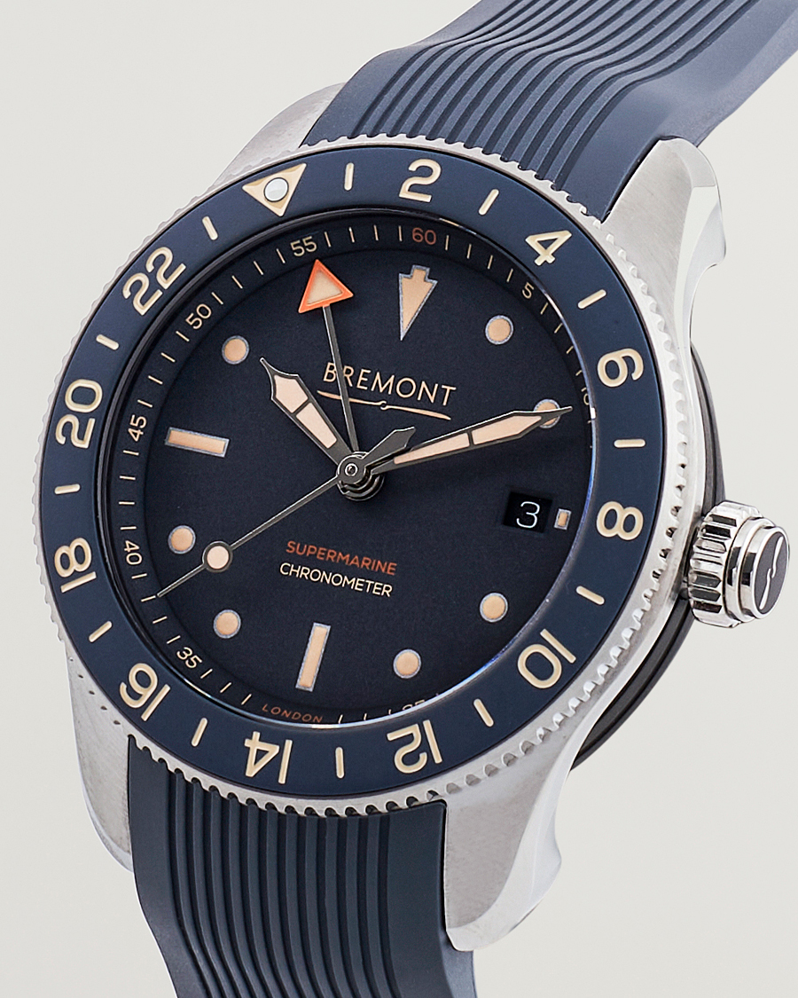 Mies | Bremont Limited Edition Supermarine Ocean GMT 40mm Grey Rubber | Bremont | Limited Edition Supermarine Ocean GMT 40mm Grey Rubber