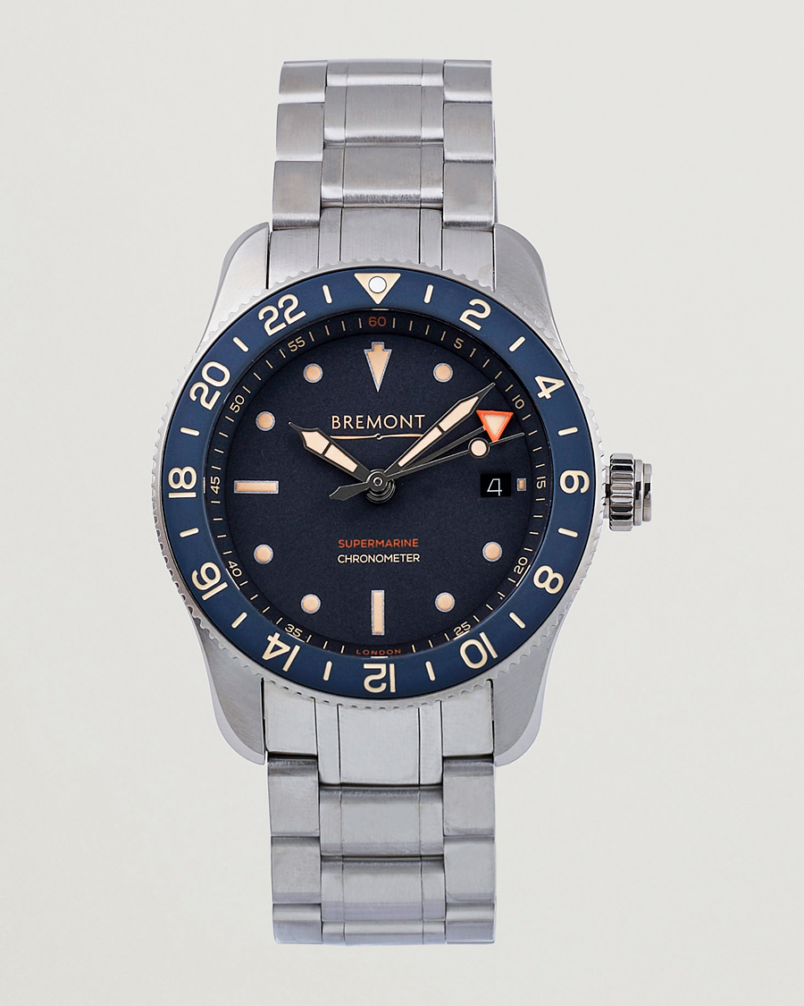 Mies | Bremont Supermarine Ocean GMT Diver 40mm Steel | Bremont | Supermarine Ocean GMT Diver 40mm Steel
