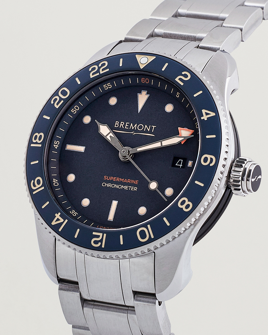 Mies | Bremont Supermarine Ocean GMT Diver 40mm Steel | Bremont | Supermarine Ocean GMT Diver 40mm Steel