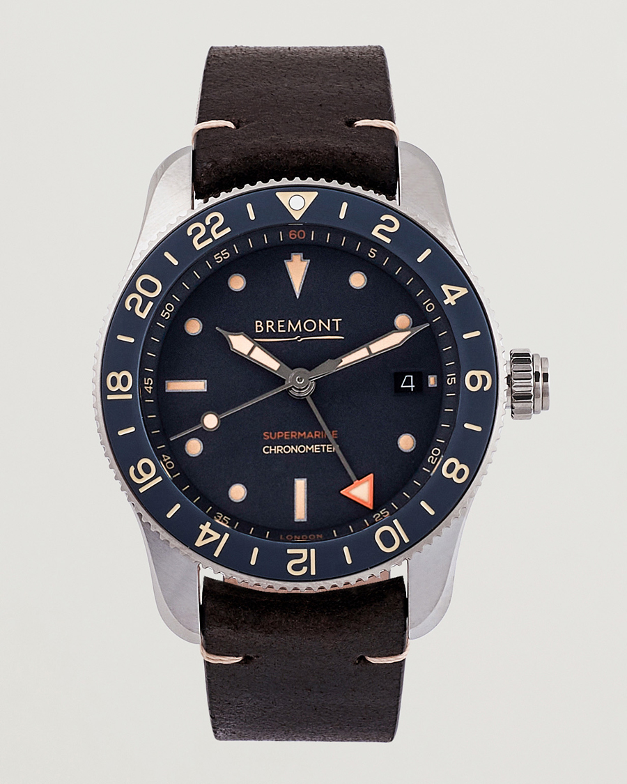 Miehet |  | Bremont | Limited Edition Supermarine Ocean GMT 40mm Brown Calf