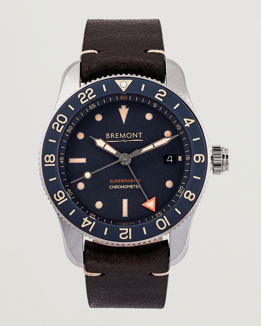 Mies | Bremont Limited Edition Supermarine Ocean GMT 40mm Brown Calf | Bremont | Limited Edition Supermarine Ocean GMT 40mm Brown Calf