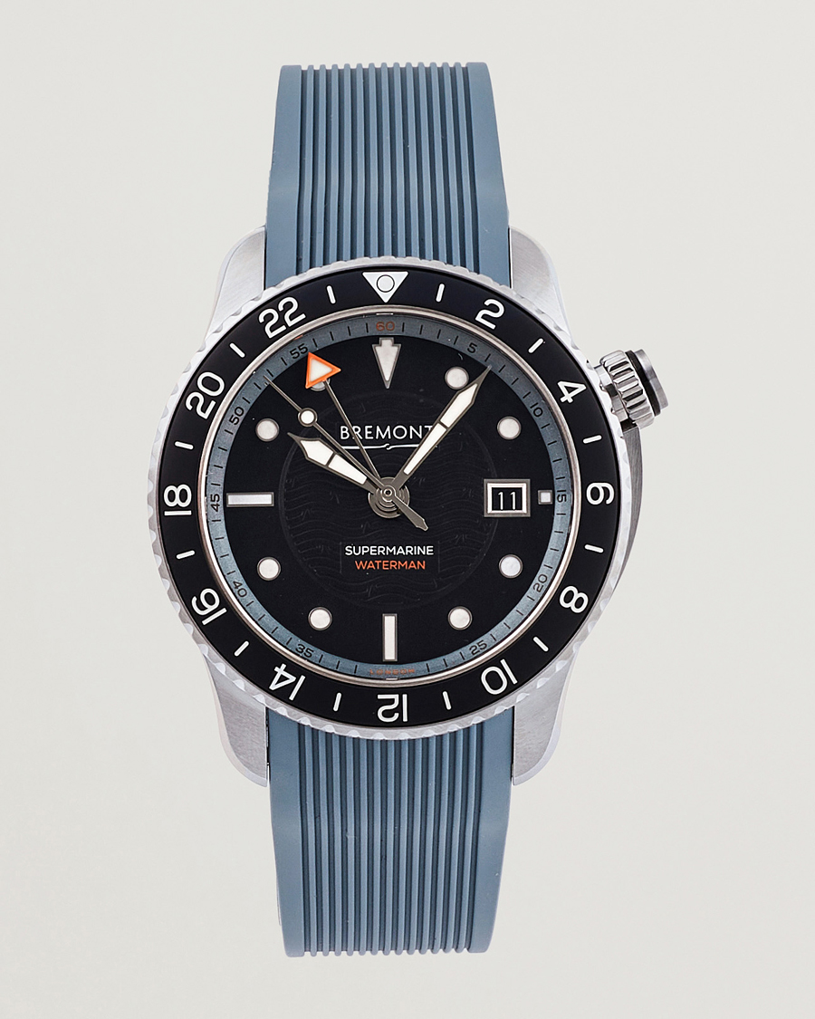 Mies | Bremont Waterman Apex II Supermarine Diver 43mm Blue Rubber | Bremont | Waterman Apex II Supermarine Diver 43mm Blue Rubber