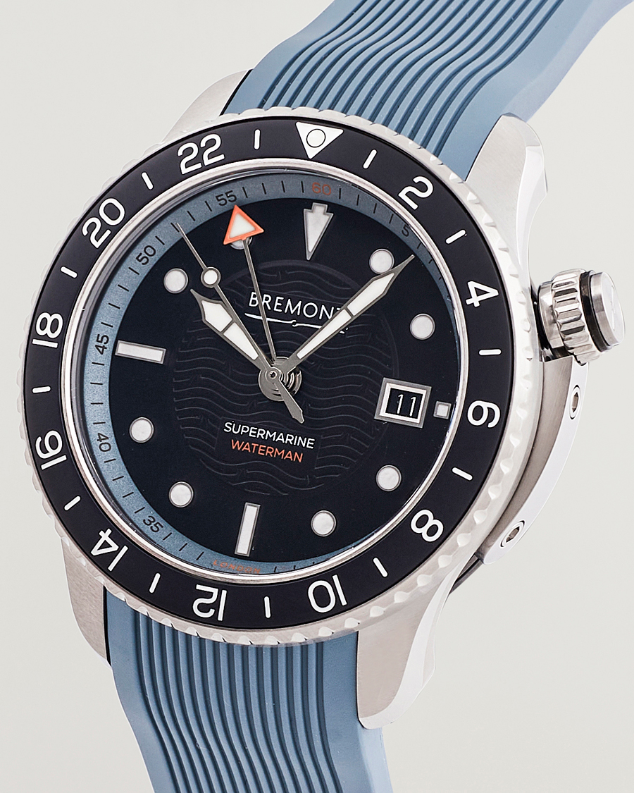 Mies | Bremont Waterman Apex II Supermarine Diver 43mm Blue Rubber | Bremont | Waterman Apex II Supermarine Diver 43mm Blue Rubber