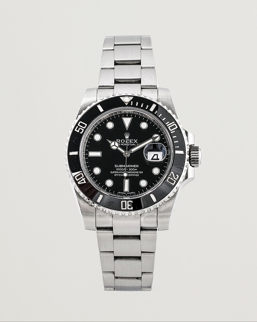 Mies | Rolex Pre-Owned Submariner 116610LN Oyster Perpetual Steel Black Silver | Rolex Pre-Owned | Submariner 116610LN Oyster Perpetual Steel Black Silver