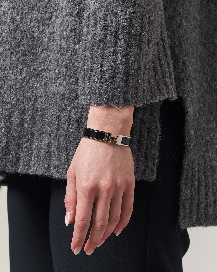 Mies | Hermès Pre-Owned Clic H Bracelet Black | Hermès Pre-Owned | Clic H Bracelet Black