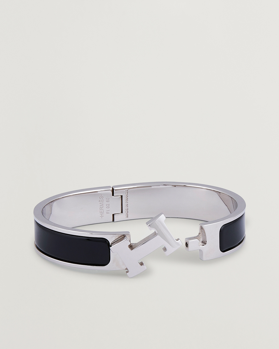 Mies | Hermès Pre-Owned Clic H Bracelet Black | Hermès Pre-Owned | Clic H Bracelet Black