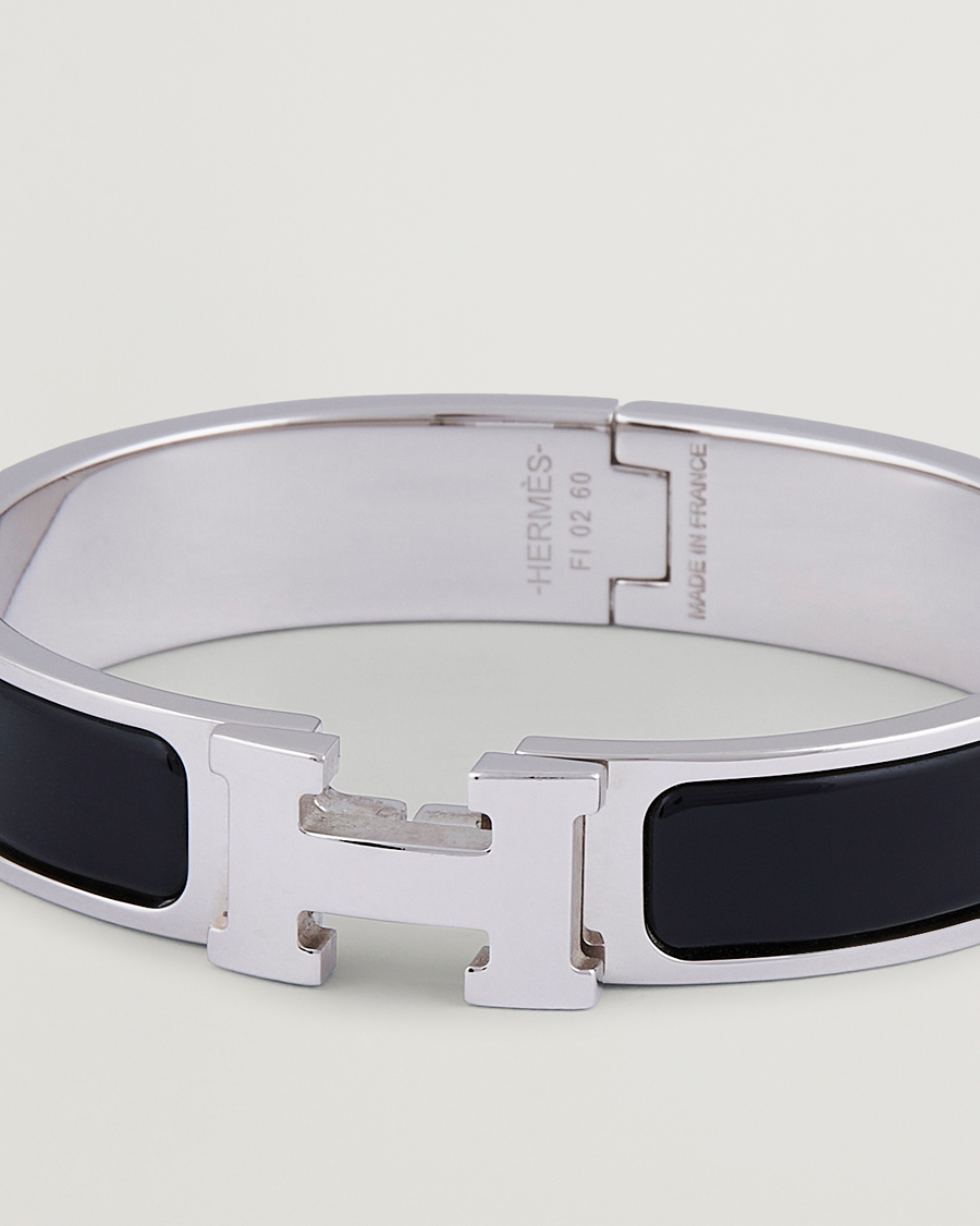 Mies | Hermès Pre-Owned Clic H Bracelet Black | Hermès Pre-Owned | Clic H Bracelet Black