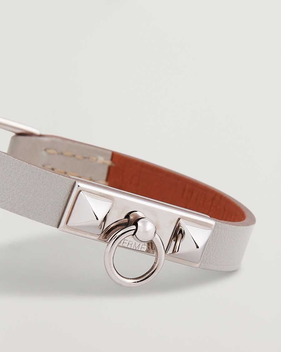 Mies | Hermès Pre-Owned Rivale Mini Bracelet Grey | Hermès Pre-Owned | Rivale Mini Bracelet Grey
