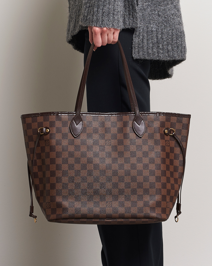 Mies | Louis Vuitton Pre-Owned Neverfull MM Totebag Damier Ebene | Louis Vuitton Pre-Owned | Neverfull MM Totebag Damier Ebene