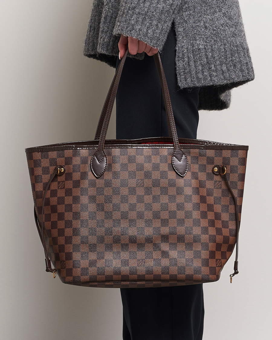 Mies | Louis Vuitton Pre-Owned Neverfull MM Totebag Damier Ebene | Louis Vuitton Pre-Owned | Neverfull MM Totebag Damier Ebene