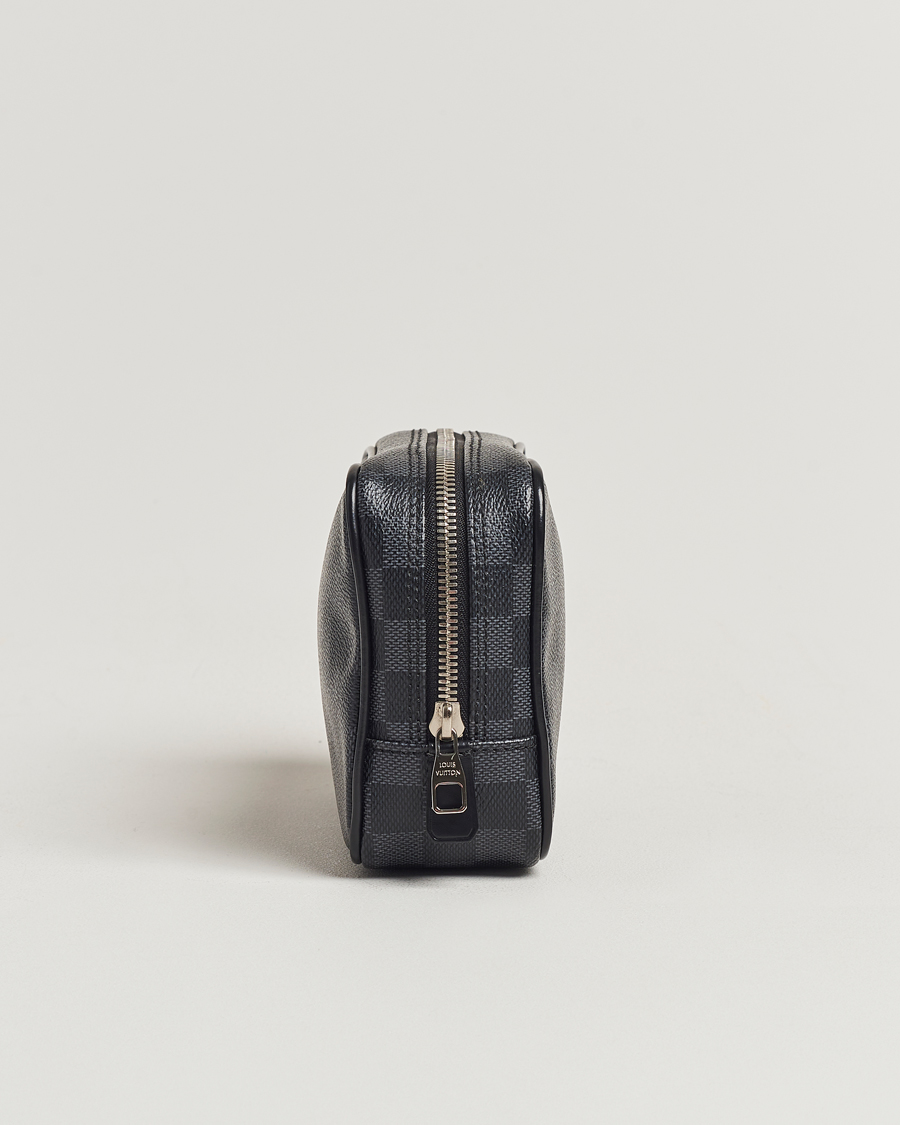 Mies | Louis Vuitton Pre-Owned Toilet Pouch PM Damier Graphite | Louis Vuitton Pre-Owned | Toilet Pouch PM Damier Graphite