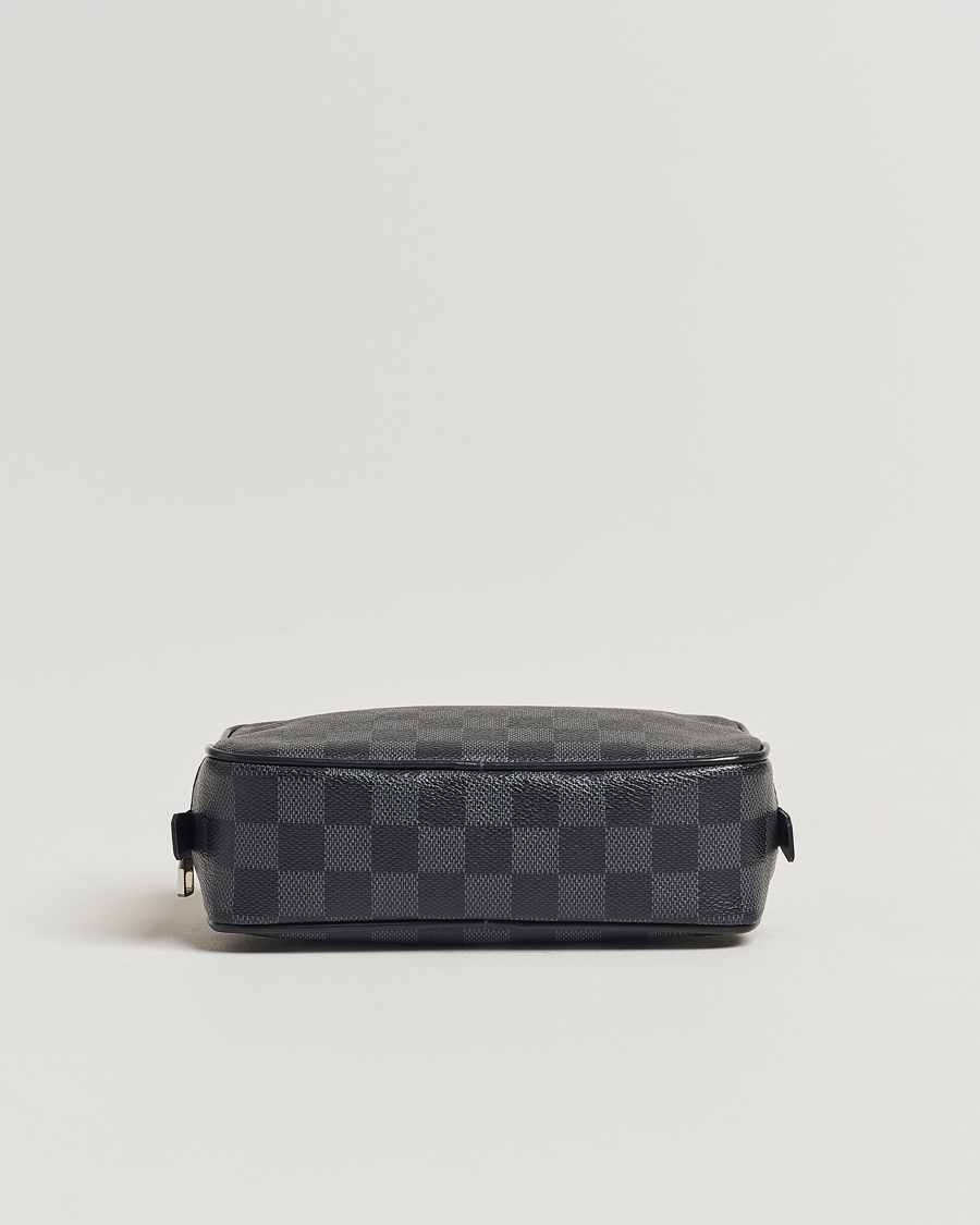 Mies | Louis Vuitton Pre-Owned Toilet Pouch PM Damier Graphite | Louis Vuitton Pre-Owned | Toilet Pouch PM Damier Graphite