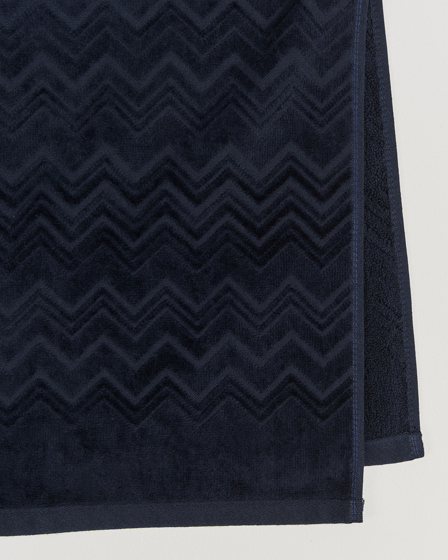 Mies | Tekstiilit | Missoni Home | Chalk Hand Towel 40x70cm Navy