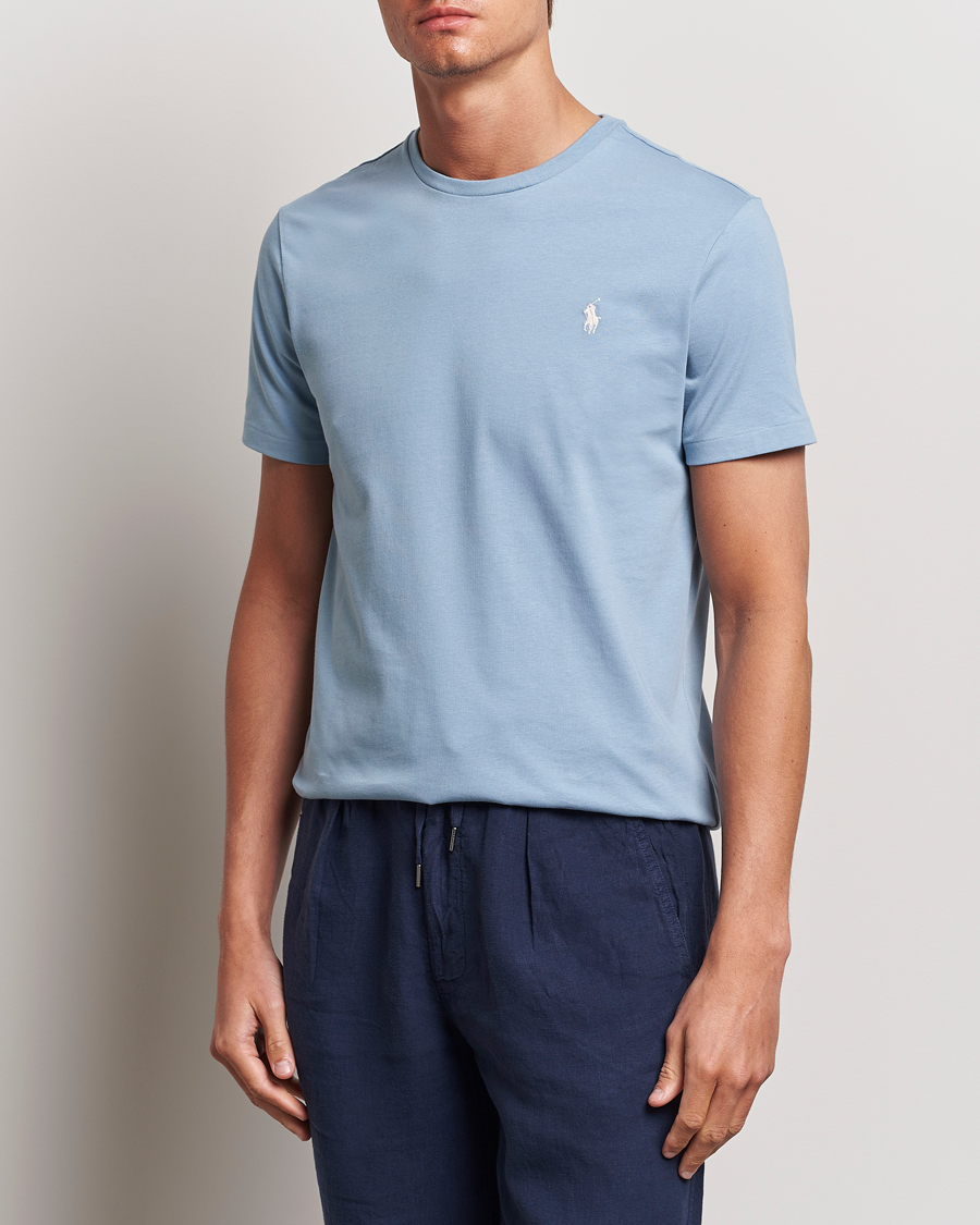 Mies |  | Polo Ralph Lauren | Crew Neck T-Shirt Vessel Blue