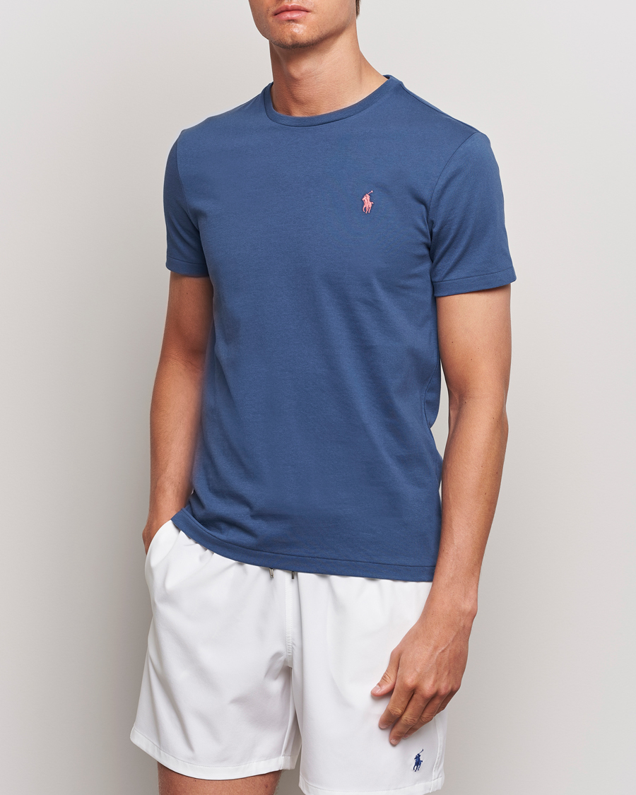 Mies | Uutuudet | Polo Ralph Lauren | Crew Neck T-Shirt Clancy Blue
