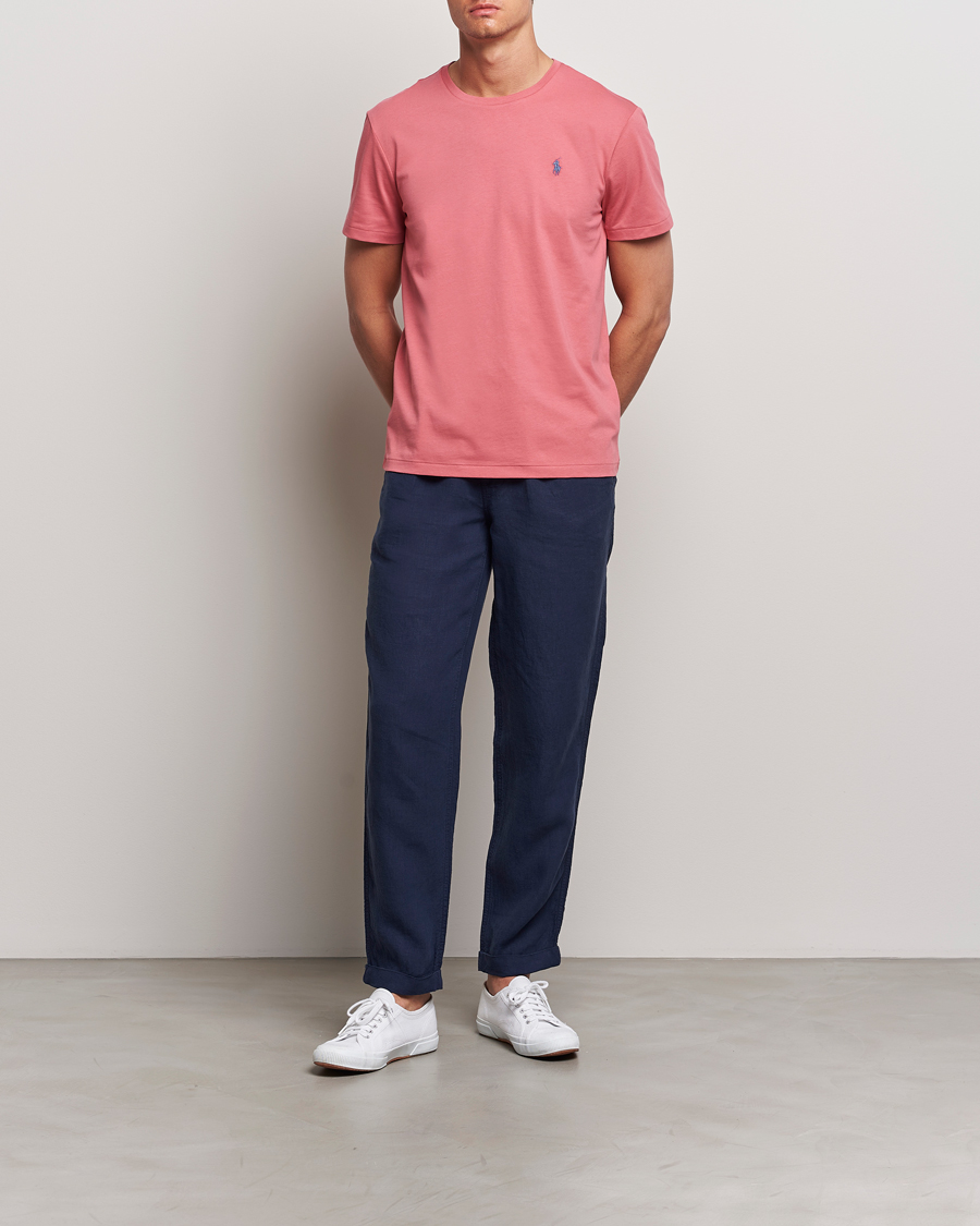 Mies | T-paidat | Polo Ralph Lauren | Crew Neck T-Shirt Adirondack Red