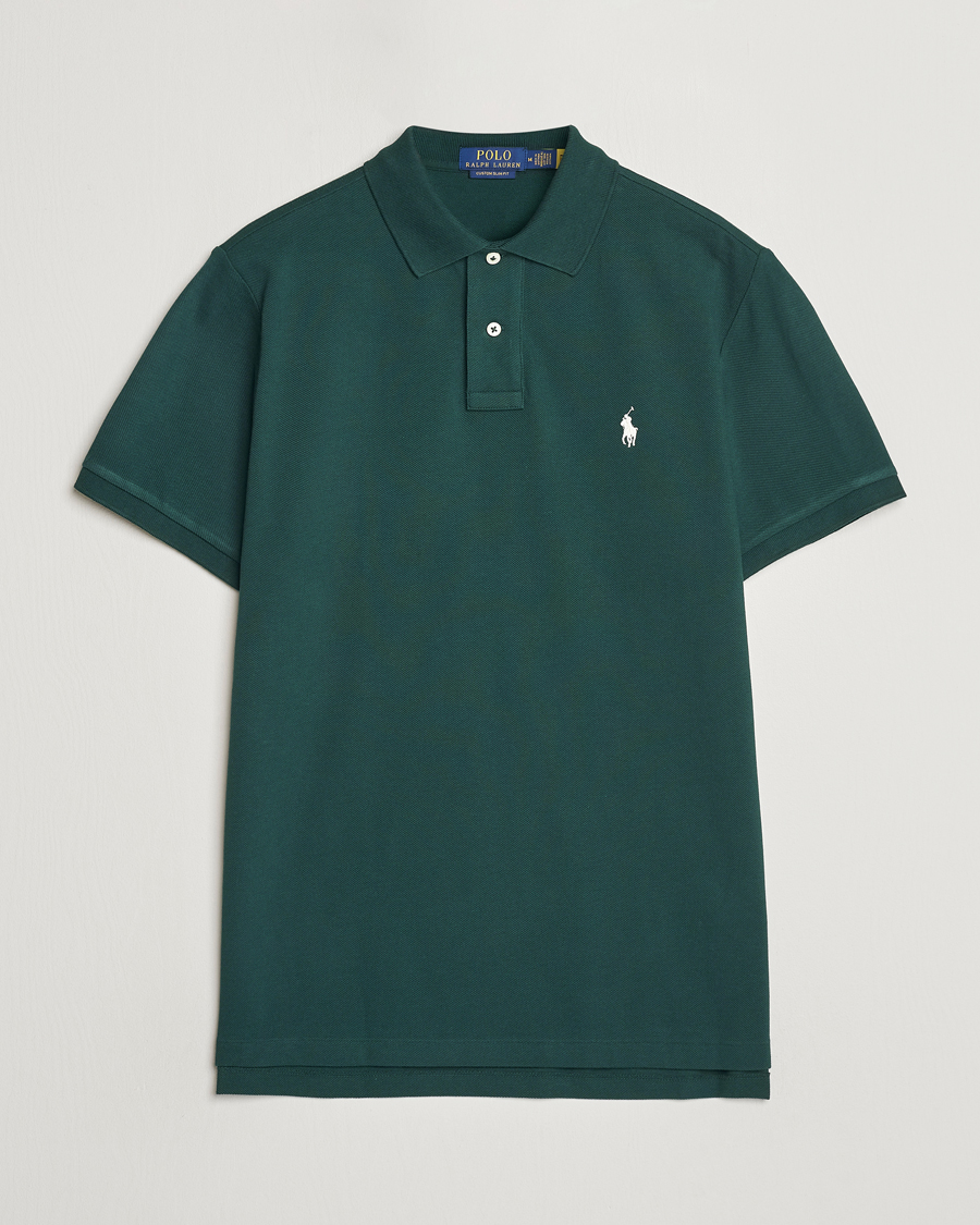 Mies | Pikeet | Polo Ralph Lauren | Custom Slim Fit Polo Moss Agate