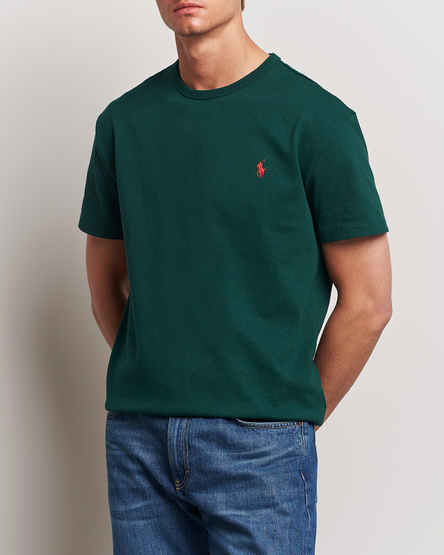 Mies | T-paidat | Polo Ralph Lauren | Heavyweight Crew Neck T-Shirt Moss Agate