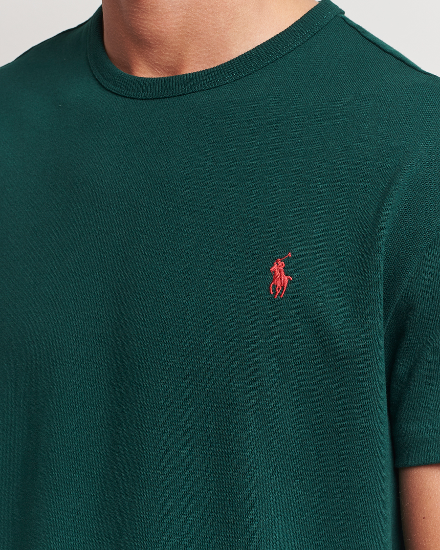 Mies | T-paidat | Polo Ralph Lauren | Heavyweight Crew Neck T-Shirt Moss Agate
