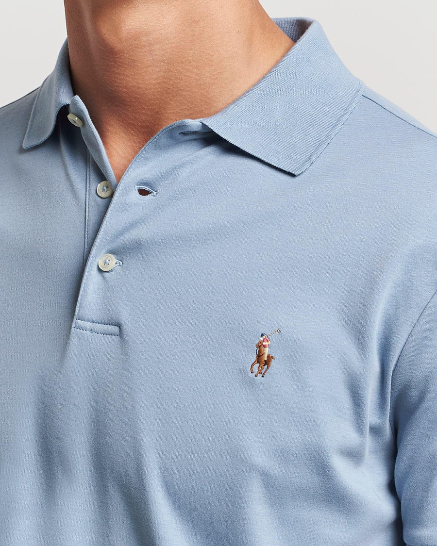 Mies | Pikeet | Polo Ralph Lauren | Luxury Pima Cotton Polo Vessel Blue