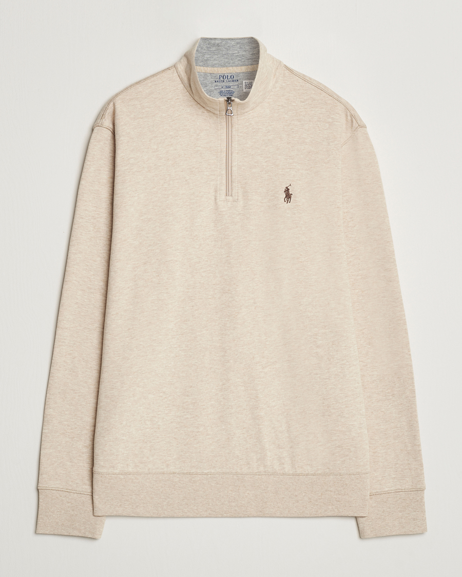 Mies | Puserot | Polo Ralph Lauren | Tech Double Knit Half Zip Expedition Dune Heather