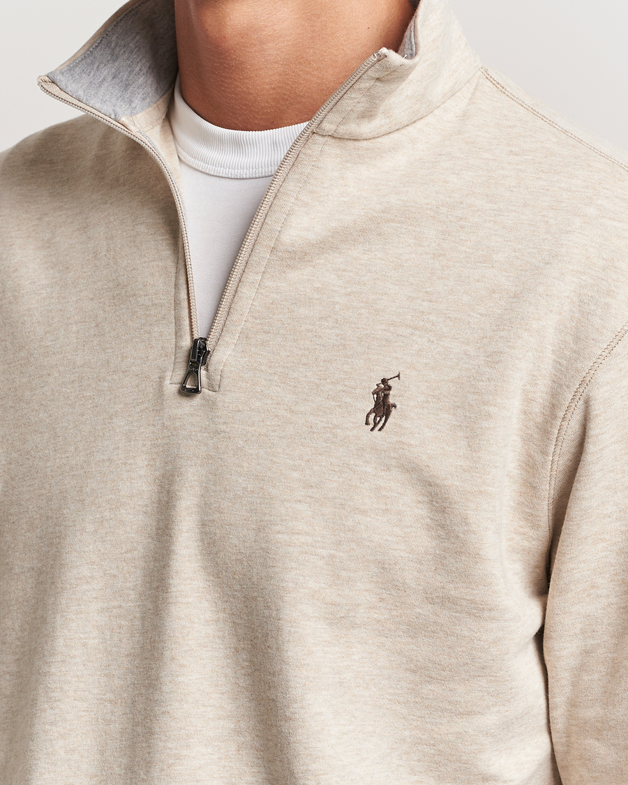 Mies | Puserot | Polo Ralph Lauren | Tech Double Knit Half Zip Expedition Dune Heather