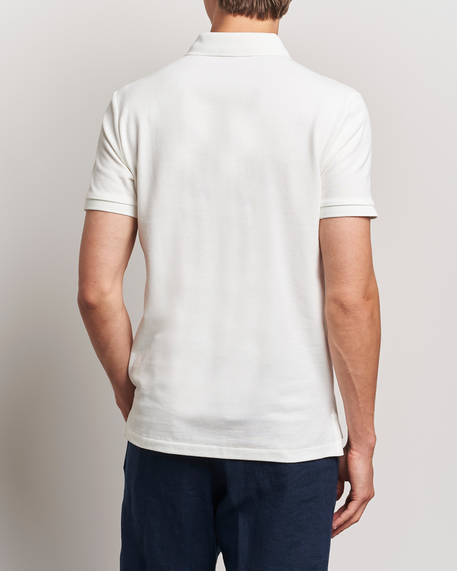 Mies | Pikeet | Polo Ralph Lauren | Custom Slim Fit Bear Polo Deckwash White