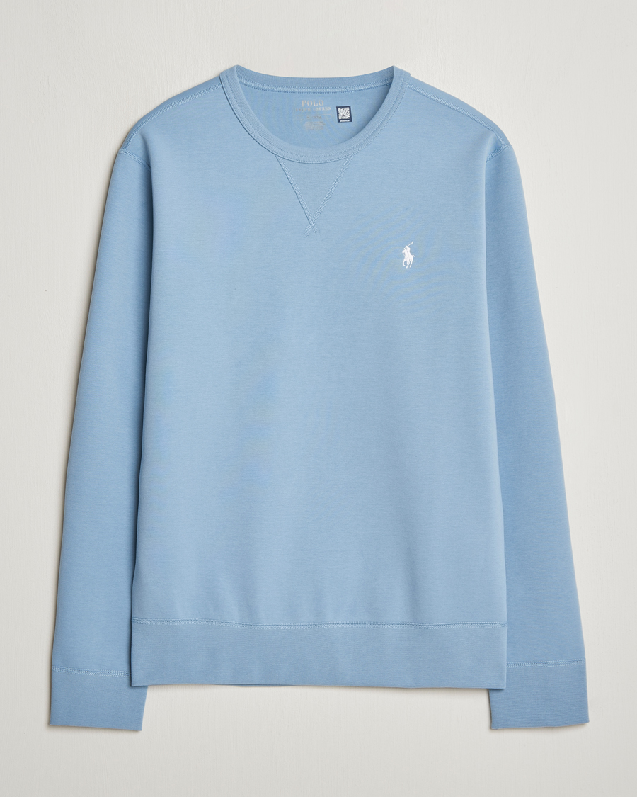 Mies | Puserot | Polo Ralph Lauren | Tech Double Knit Crew Neck Sweatshirt Vessel Blue