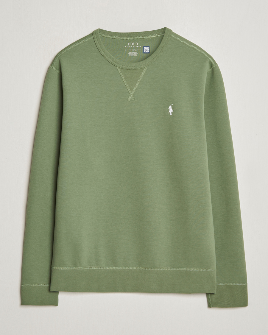 Mies | Puserot | Polo Ralph Lauren | Tech Double Knit Crew Neck Sweatshirt Cargo Green