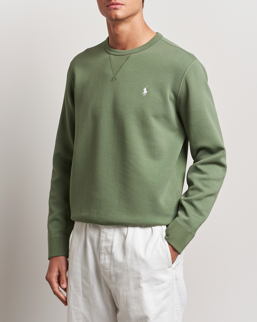 Mies | Puserot | Polo Ralph Lauren | Tech Double Knit Crew Neck Sweatshirt Cargo Green