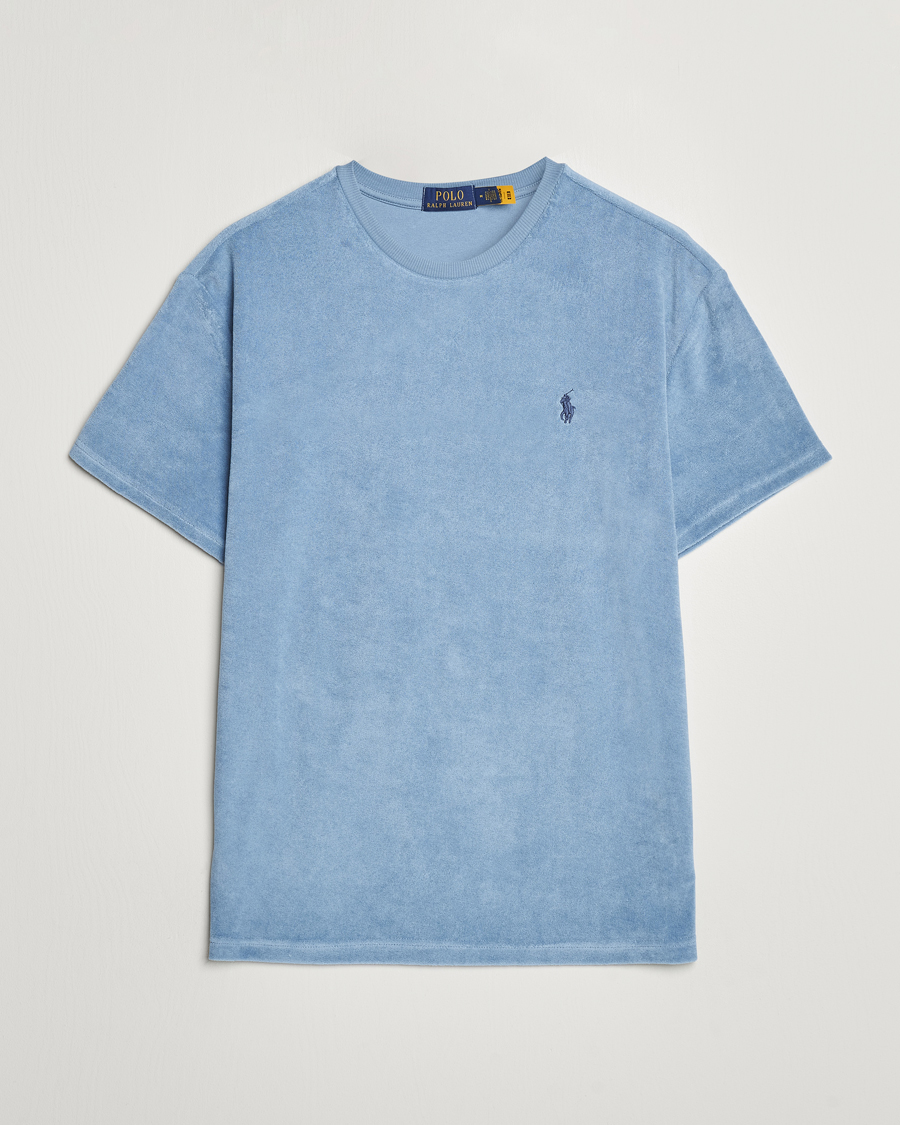 Mies | T-paidat | Polo Ralph Lauren | Cotton Terry Crew Neck T-shirt Vessel Blue
