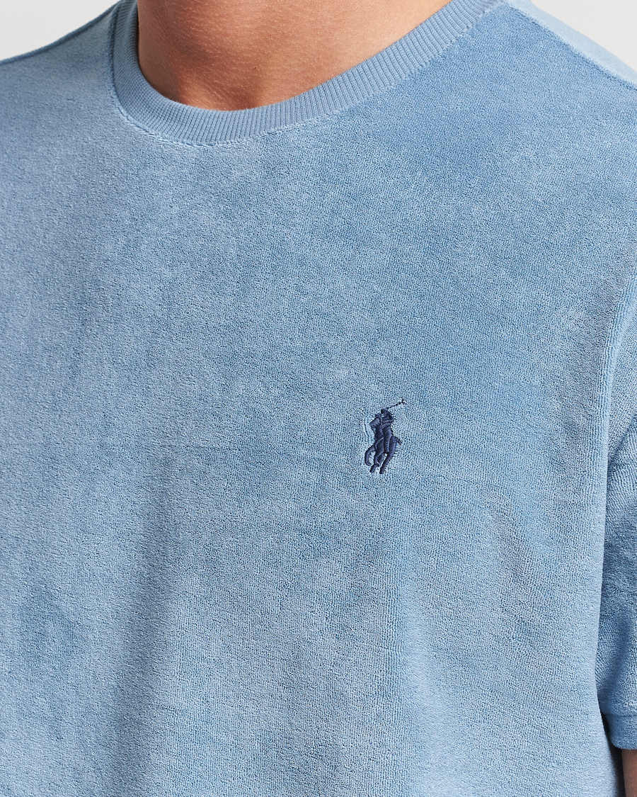 Mies | T-paidat | Polo Ralph Lauren | Cotton Terry Crew Neck T-shirt Vessel Blue