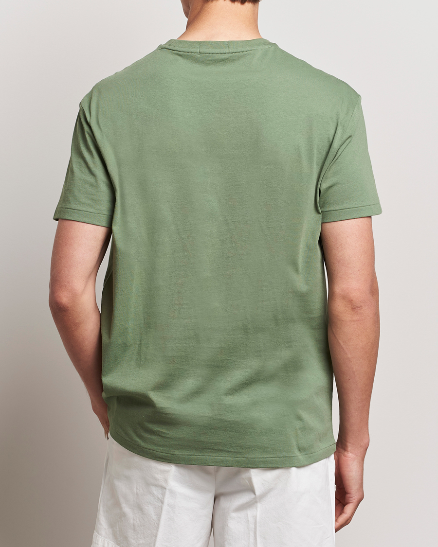 Mies | T-paidat | Polo Ralph Lauren | Center Logo Crew Neck T-Shirt Cargo Green