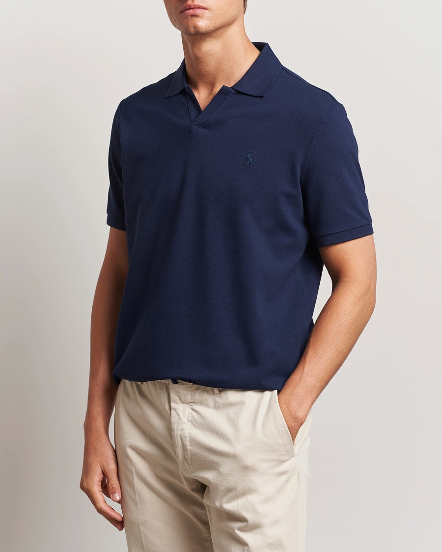Mies |  | Polo Ralph Lauren | Classic Fit Open Collar Polo Refined Navy