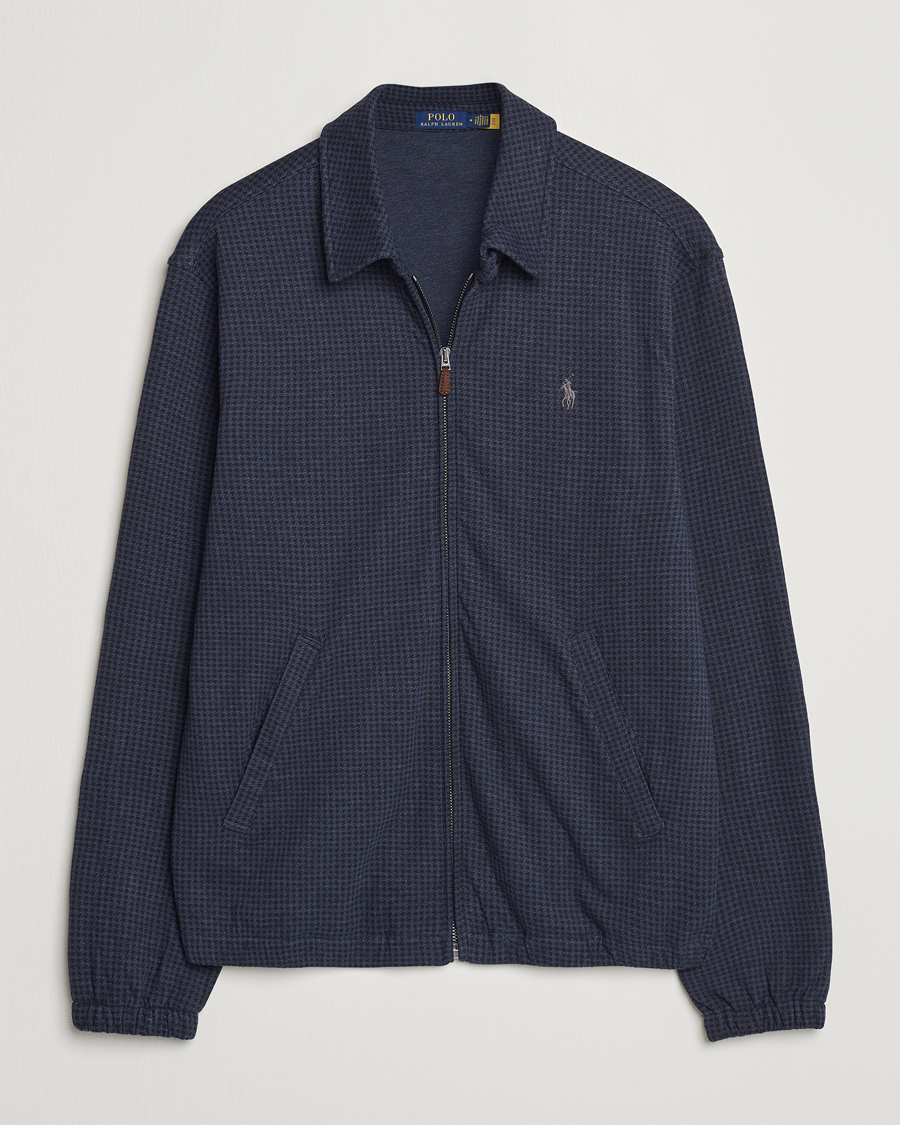 Mies | Takit | Polo Ralph Lauren | Double Knit Dogtooth Baracuda Jacket Vintage Navy