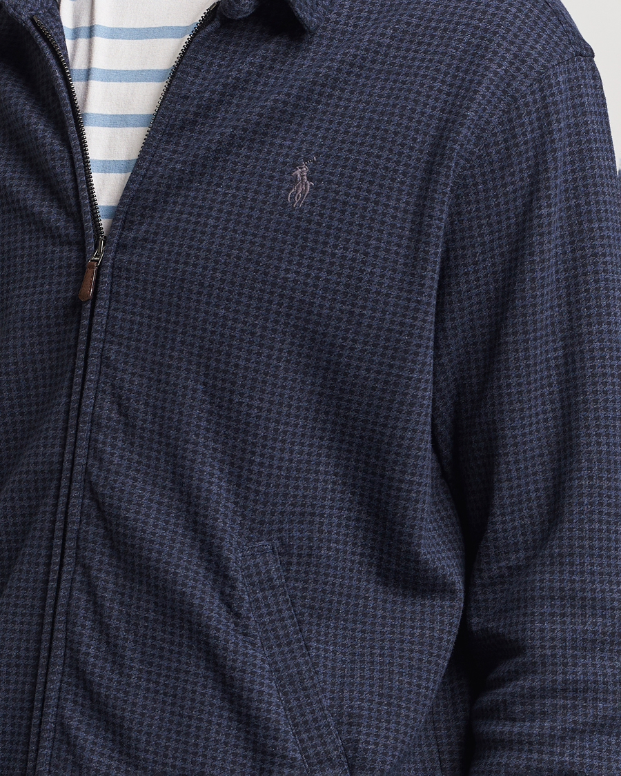 Mies | Takit | Polo Ralph Lauren | Double Knit Dogtooth Baracuda Jacket Vintage Navy