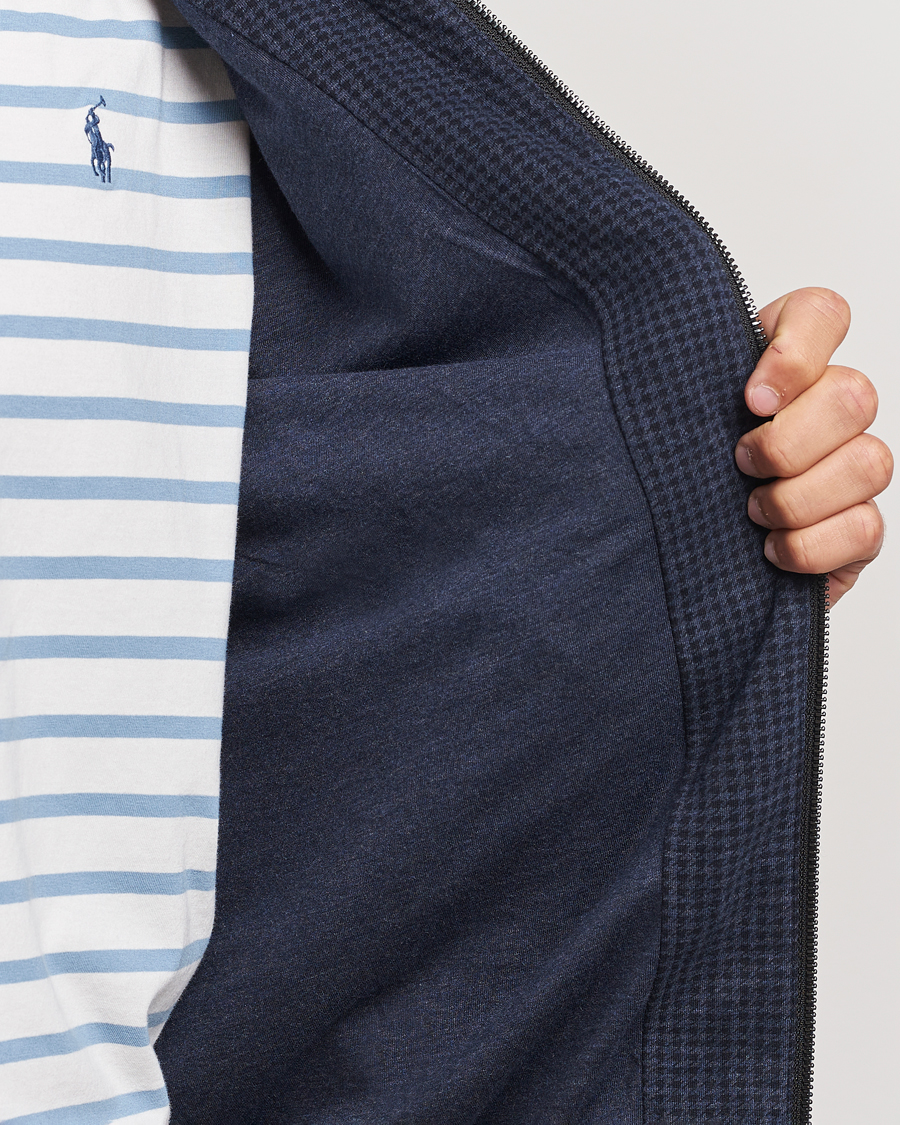 Mies | Takit | Polo Ralph Lauren | Double Knit Dogtooth Baracuda Jacket Vintage Navy