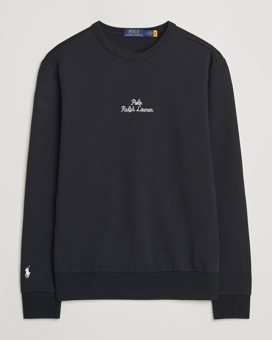 Mies | Puserot | Polo Ralph Lauren | Center Logo Crew Neck Sweatshirt Black
